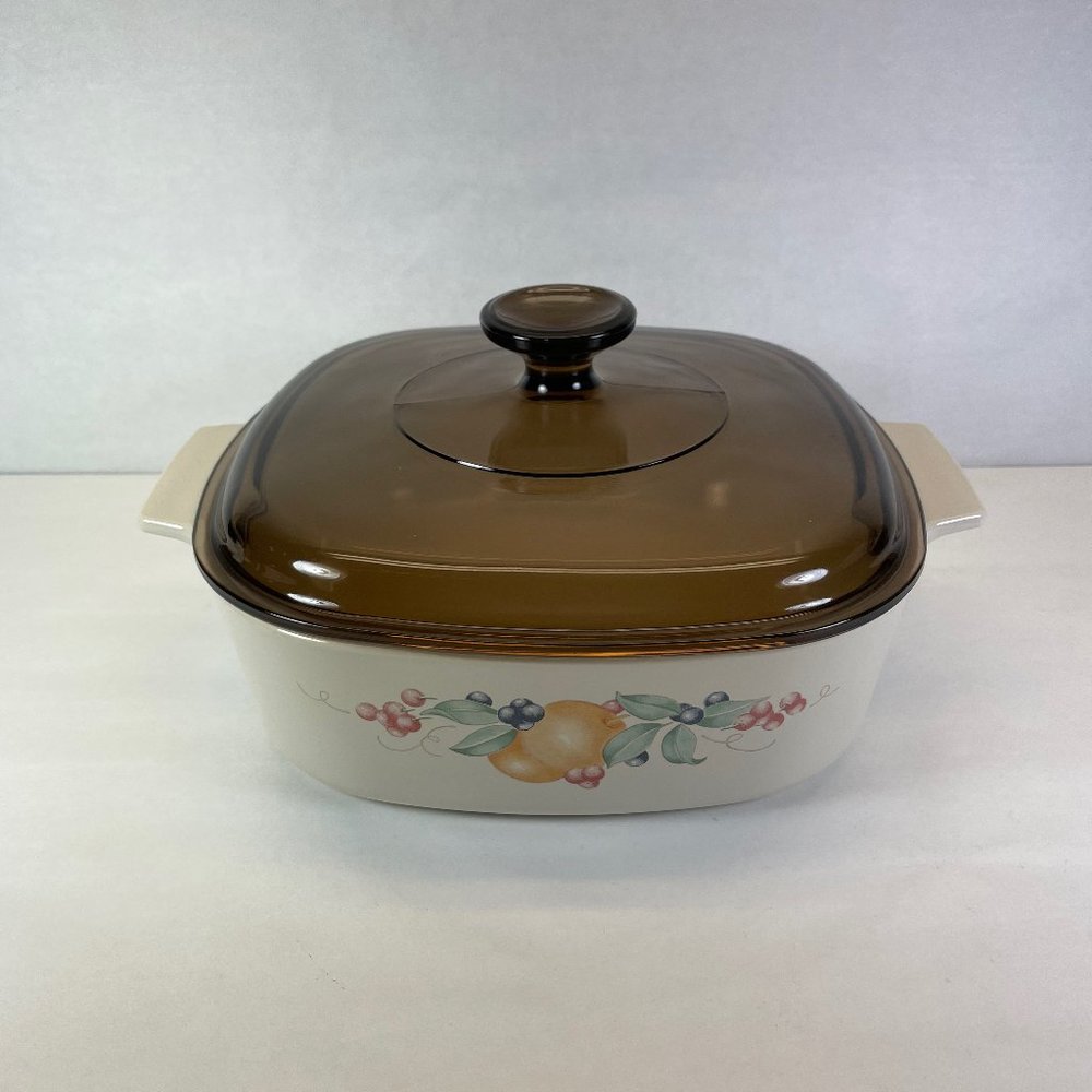 Corning Ware Abundance Fruit Casserole 2 Quart